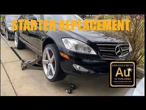 How I Replaced My Starter On My 2007 S550 W221 4Matic Mercedes Benz (Watch Full Video For Tutorial)