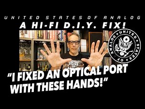 HI-FI DIY! I FIXED a TOSLINK Optical Port with My Own Hands! AMAZING!