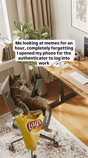 Authenticator who? I’m busy 📜🙈🫣😜 #fyp #meme #foryoupage #work #relatable