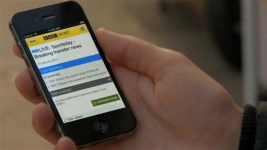 BBC Sport app updates on the go