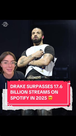 Drake Sets Record with 17.6 Billion Spotify Streams