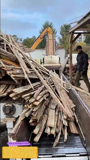 How Conveyor Belts Turn Waste Wood into Fuel