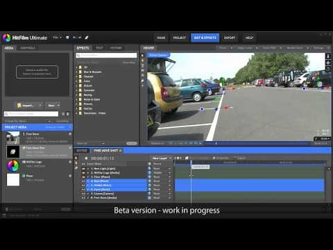Using 3D camera tracking data in HitFilm
