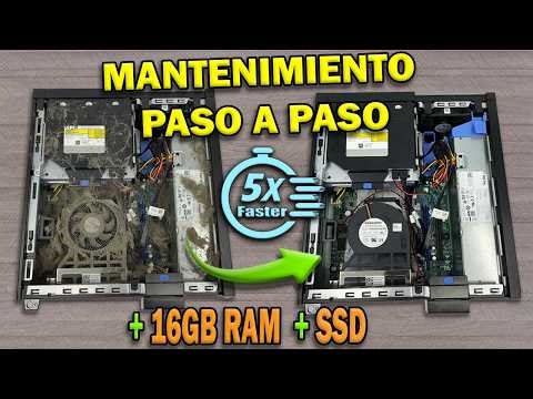 Aprende a MEJORAR Cualquier PC de Oficina o VIEJA ¡paso a paso muy fácil! (16GB RAM + SSD)