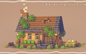 【Minecraft建筑教程】花园木屋❀/（含内饰） [搬运]