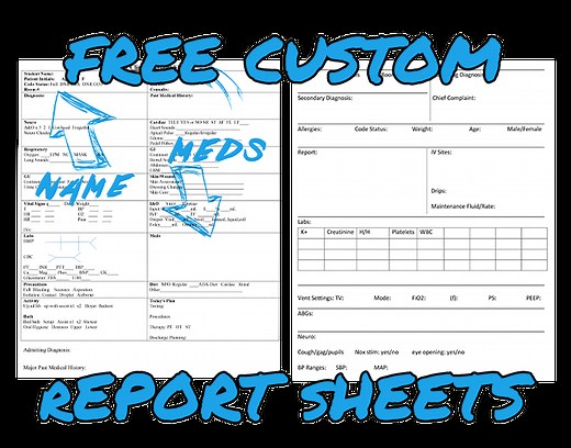FREE Nursing Report Sheets & How to Make One - 2026 - Full Time Nurse