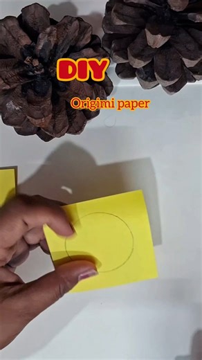 DIY origimi paper craft #shorts #trending #viralreels #christmasdecor #origami #papercraft