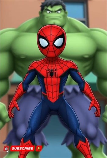 Amazing Hero Battle | Spider Hero vs Hulk Man | Action Short
