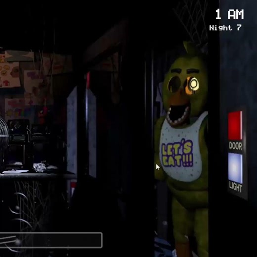 FNaF 3 Stand Chica in FNaF 1 (FNaF Jumpscares)