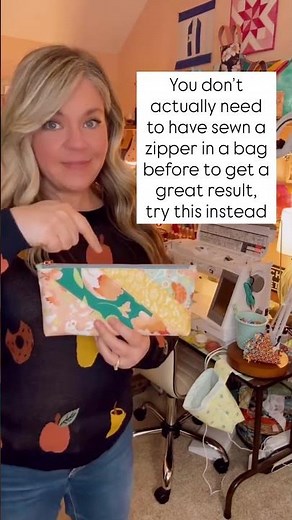 Never sewn a zipper before? You can still make a bag that turns out great