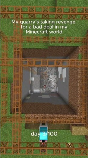 My quarry's searching DIAMONDS for me DAY 3 #100дней #minecraft #buildcraft #ic2 #майнкрафт #100days