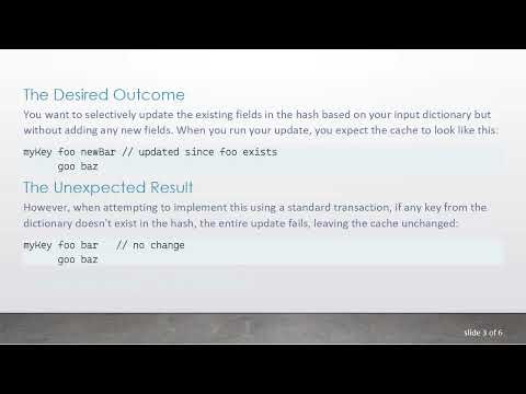 Mastering the Art of Selective Updates in Redis Transactions