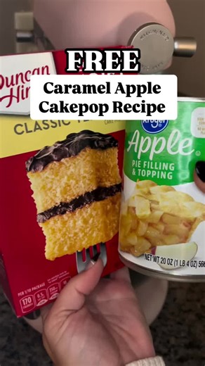 ⬇️This recipe was so yummy, I just had to share! Save for later and follow @cakepopsbyrachel for more tips! 🍏 Caramel Apple cakepops 1 cup apple cider 3 eggs 1 tsp caramel flavoring 1/2 of 20 ounce can of apple pie filling, chopped up 1 cup sugar Duncan Hines yellow cake 1 cup flour 🍏 Preheat oven to 325F. Combine all wet ingredients and add in sugar, mix. Slowly mix in dry ingredients. Scrape down sides of the bowl and continue mixing for a few minutes or until everything is combined well. Li