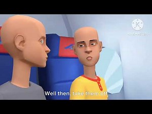 Classic Caillou misbehaves at the trip to Japan/Grounded
