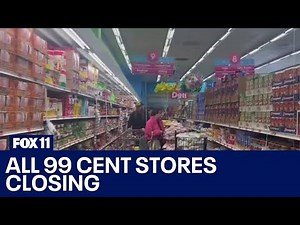 99 Cents Only store shoppers stocking up for last time
