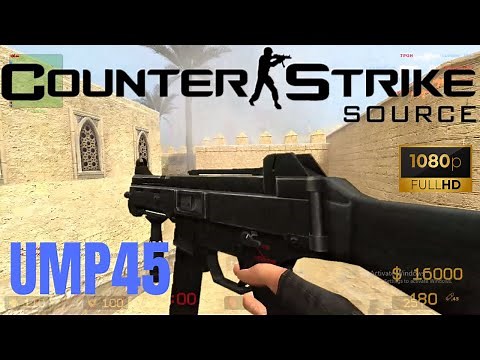 Counter-Strike: Source (2025) - de_dust2_unlimited - UMP45 Gameplay (PC HD) [1080p60FPS]