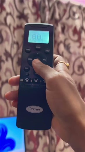 Carrier Ac remote led light ❤️🔥❤️❄️#amazing #cool #airconditioner #ac #asmr #summer