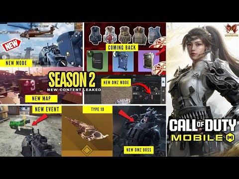 Season 2 New Leaks | DMZ Mode Big Changes | New Events | New Armour System | Cod Mobile | Codm 2026