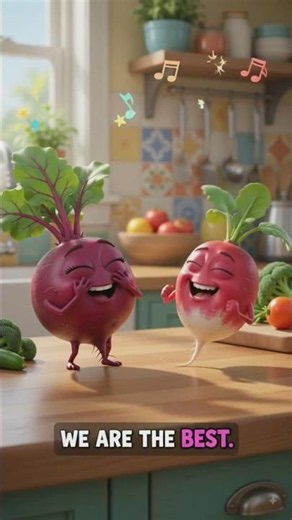 😂 Beet vs Radish – The Funniest Fight Ever!#3