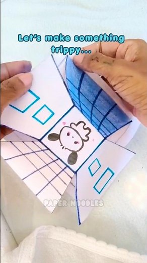 Is this 2D or 3D? 🧐 DIY Paper Illusion | Easy Paper Craft Ideas