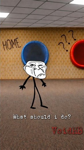 RED or BLUE ? | 02 #voidhb #analoghorror #backrooms #animation #shorts