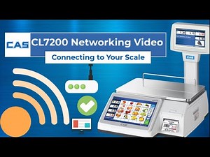 CAS CL 7200: Network Setup(Wi-Fi, RS232, DHCP)