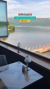 🚨 𝐈𝐓'𝐒 𝐁𝐀𝐂𝐊! 🚨 'Loch' in your perfect getaway at the 4* Lodge on Loch Lomond from only £104.50pp DBB 👉 https://bit.ly/3HeL140 Book now, pay when you stay! Available from 29th September 2025 until 31st March 2026. 🏞 Panoramic views of Scotland's most popular Loch 🍽️ 3-course evening meal 🛏️️ Overnight stay 🍳 Full Scottish breakfast 💆 Why not visit the Thermal Suite for just £20pp T&Cs apply. | myhotelbreak