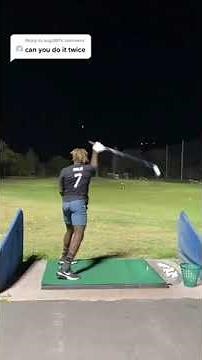 Ridiculous ONE HANDED GOLFER