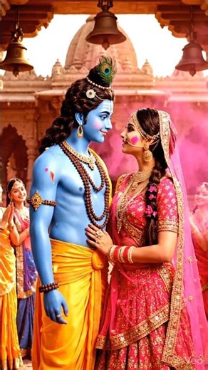 Divine Love: Radha Krishna ki Pawan Holi | Vrindavan Special 2026 #radhakrishna