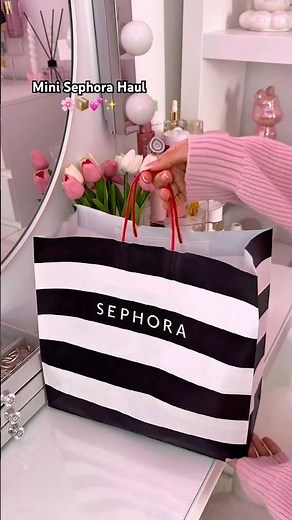 Mini Sephora Haul 📦🌸✨💕 #sephora #haul #unboxing #makeup
