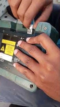 How to use OTDR | Atif Fiber Tech | #opticalfiber #OTDR #shorts #trending