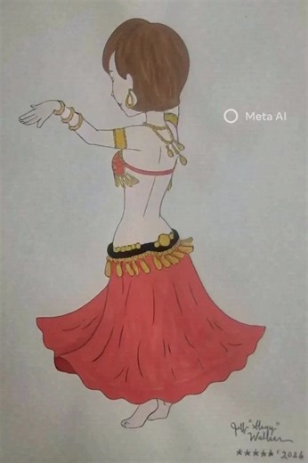 Helen Parr's belly dance is indeed, SUPER!! ❤️🖤💛 | Bellydance Toons
