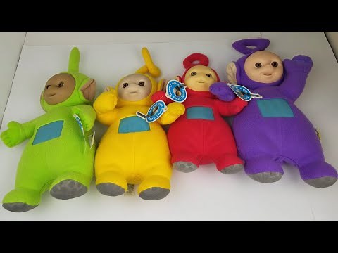 Teletubbies 16" Talking Plush Set of 4 Playskool 1998 Working w/Batteries Vtg Mercari Ebay Showcase
