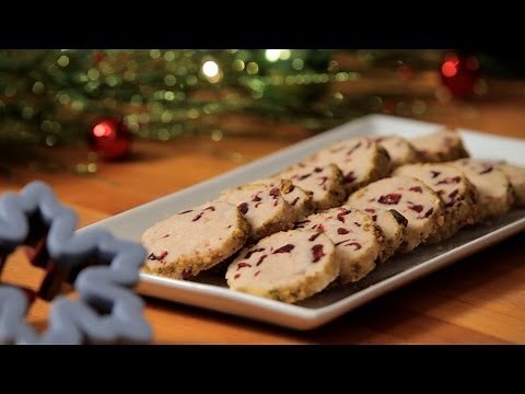 Cranberry Pistachio Shortbread Cookies | Christmas Cookies