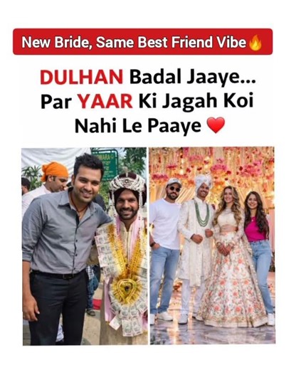 New Bride, Same Best Friend Vibe 🔥 #shikhardhawan