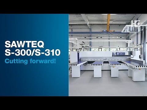 Panel dividing saw SAWTEQ S-300/S-310 - Cutting forward