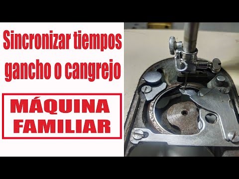 Sincroniza los TIEMPOS del GANCHO o CANGREGO de tu MÁQUINA SINGER FAMILIAR
