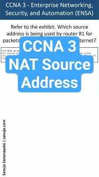 Source address for the router - CCNA Bite 74