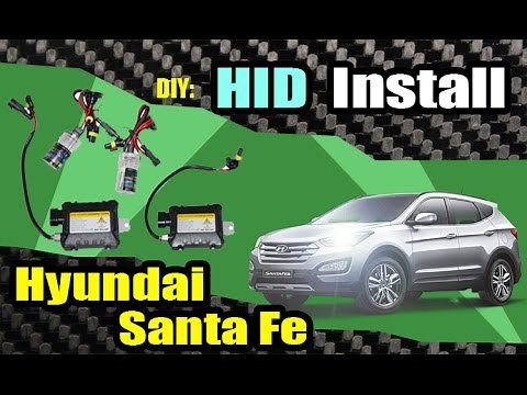 2013+ Hyundai Santa Fe HID Headlight Install