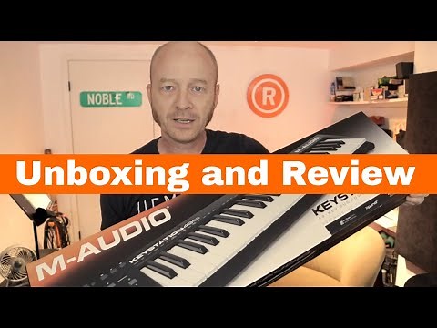 Unboxing / Review M-Audio Keystation 49es and First Impressions
