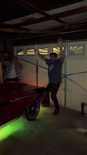 How Beto and Will were feeling last night when they saw the underglow kit from Glow Toad Lighting 😂