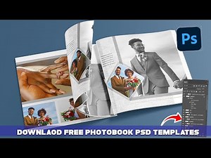 Photoshop Mastery: Wedding Album Design with Free PSD Download |12x36 Template