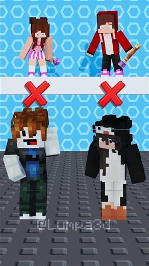 JJ Sister Puzzle Challenge 😱🥓🐧 - MAIZEN Minecraft Animation #shorts #maizen