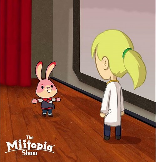 The Miitopia Show Arcade Bunny Breakdancing Animation