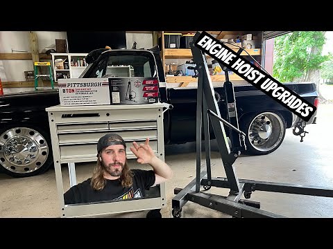 Upgrade Your Engine Hoist! Installing the PITTSBURGH 8 Ton Air/Hydraulic Jack 58816