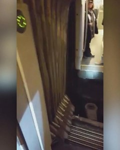 Amtrak cars separate on Boston-bound train