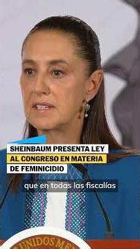 Sheinbaum sends proposal to Congress regarding FEMICIDE | EL PAÍS