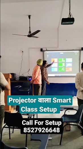 Projector Based Smart Class Setup With E-learning Digital Content K12 I Smart Infovision #digital