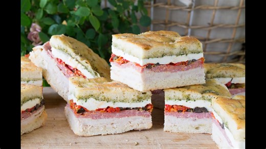 How to make pressed Italian picnic sandwiches