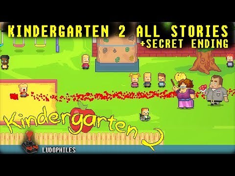 Kindergarten 2 All Stories + Secret Ending Full Playthrough / Longplay / Walkthrough (no commentary)